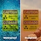 Signmission Radiation & Laser Sign, 10 in H x 7 in W, Plastic, Rectangle OS-2PACK-CR-P-710-L-10184 - alternate 4